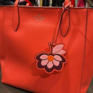 Kate Spade Dana Dangle Floral Large Tote Never Used